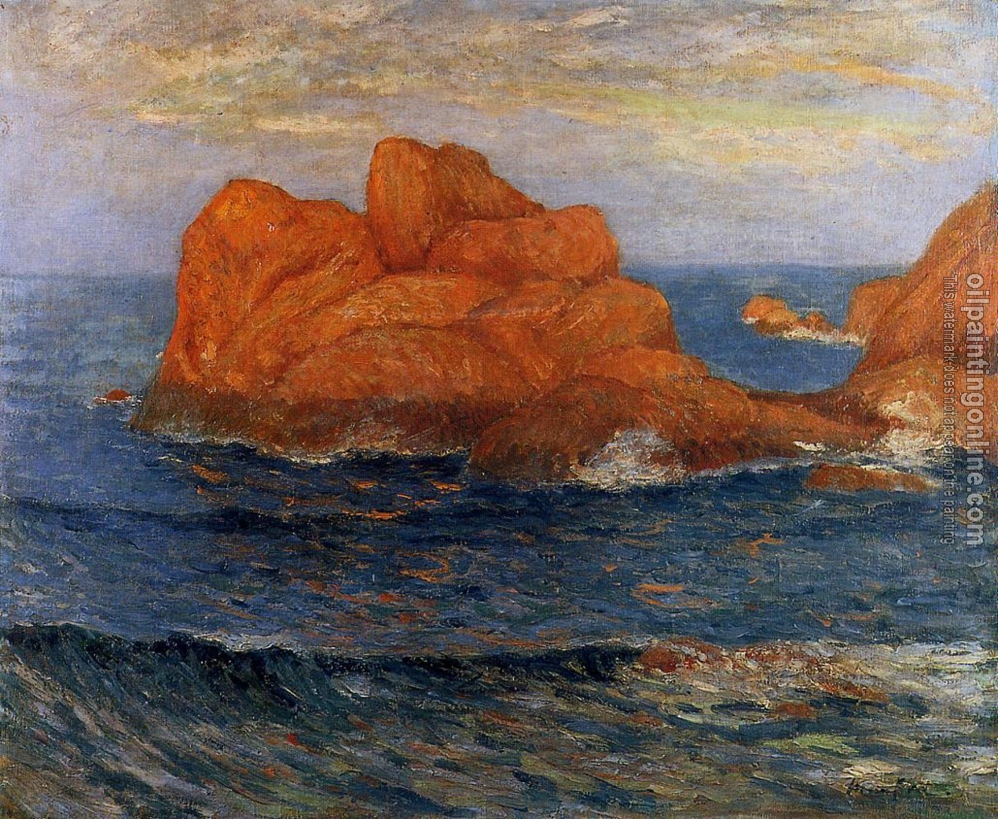 Maufra, Maxime - The Red Rocks at Belle Ile, Finistere